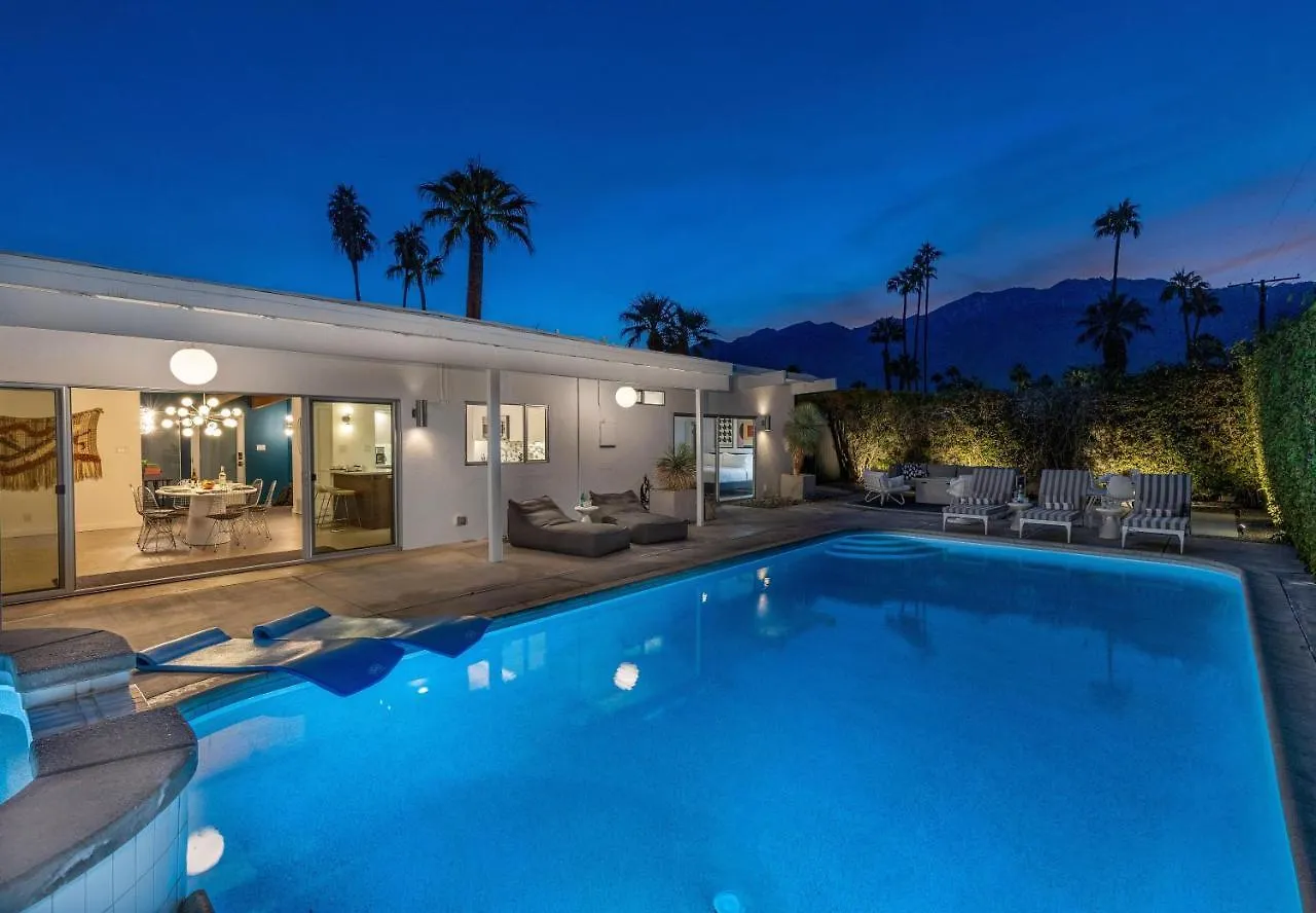 Mid Century Mood House By Acme House Company Villa Palm Springs 0*,